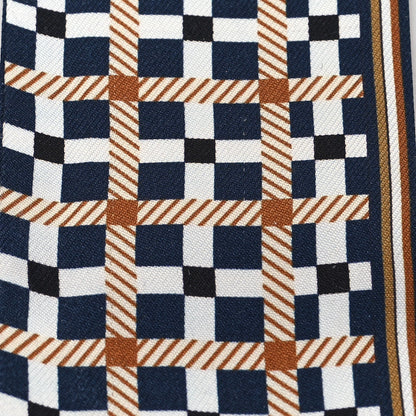 Hermes Silk Les Voitures Nouvelle Twilly Marine Caramel Black 4 of 4