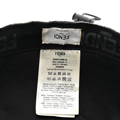 Fendi Canvas FF Crystal Baseball Hat 8 of 9