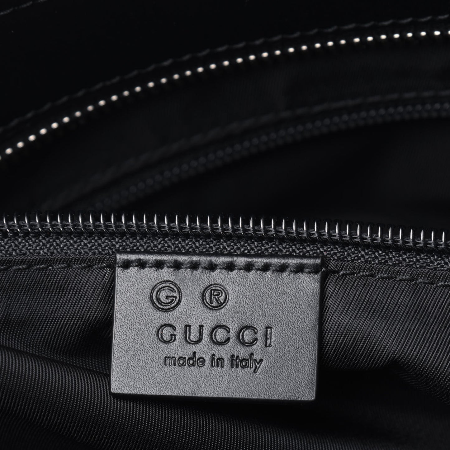Techno Canvas Web Vertical Tote Black