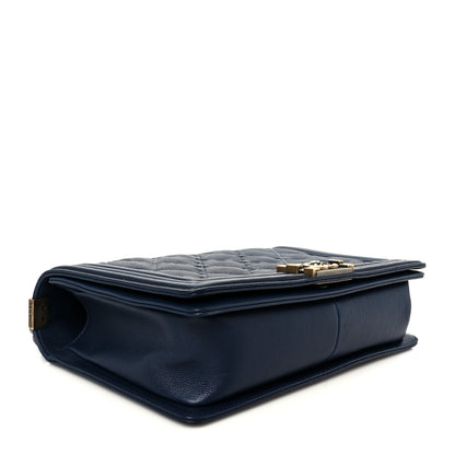 Chanel Calfskin Stitched New Medium Boy Flap Black 4 of 10