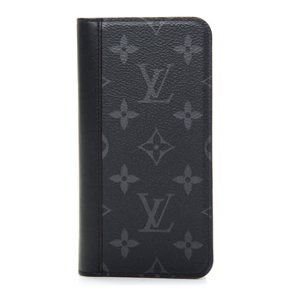 Louis Vuitton Monogram Eclipse iPhone 11 Folio Case 1 of 8
