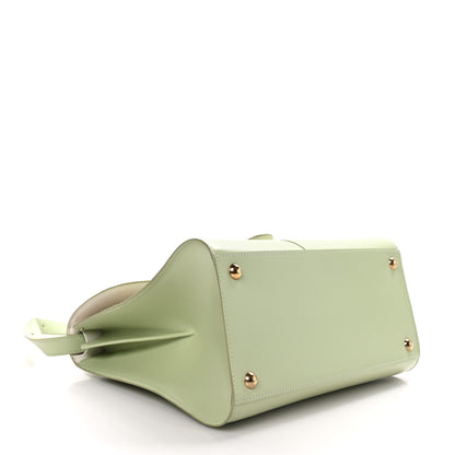 Delvaux Box Calfskin Mirage MM Brillant Satchel Amande Ivory 4 of 12