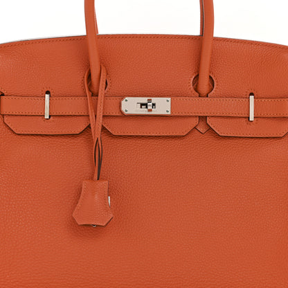 Hermes Togo Birkin 35 Orange 8 of 11
