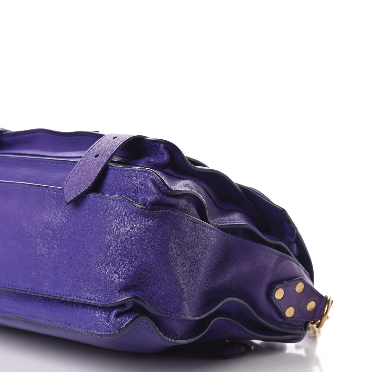Lambskin Medium PS1 Satchel Purple Rain