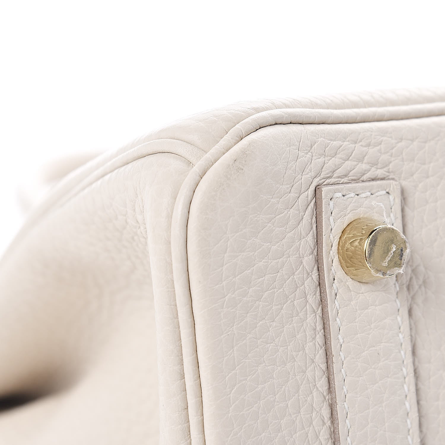 Hermes Taurillon Clemence Birkin 30 Craie 13 of 14