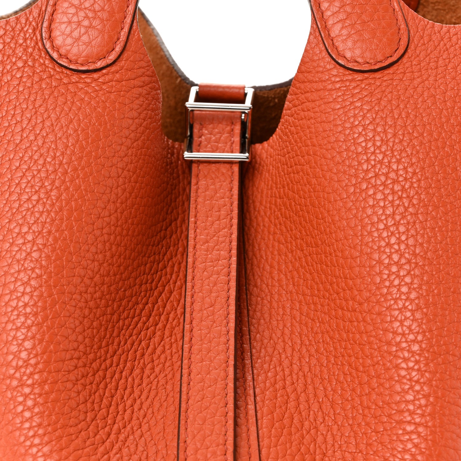 Hermes Taurillon Clemence Picotin Lock 18 PM Feu 8 of 10