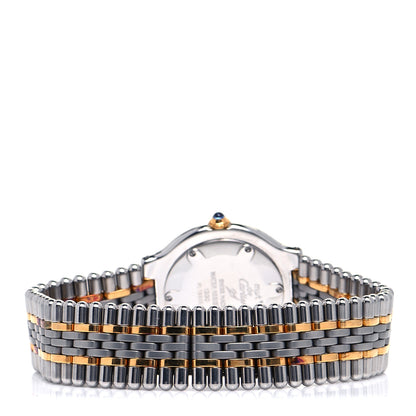 Cartier Stainless Steel 18K Yellow Gold 31mm Must De 21 Bullet Link Quartz Watch 3 of 4