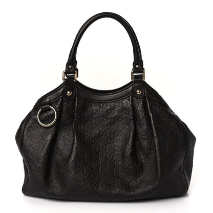 Gucci Guccissima Medium Sukey Tote Chocolate 1 of 10