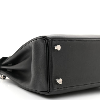 Hermes Swift Kelly Retourne 25 Black 9 of 11