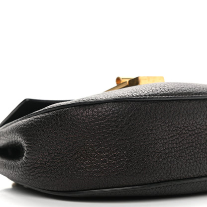 Chloe Grained Lambskin Nano Drew Shoulder Bag Black 8 of 11