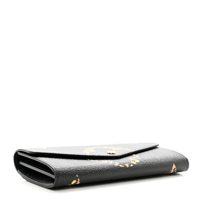 Louis Vuitton Monogram Giant Jungle Sarah Wallet Black 4 of 7