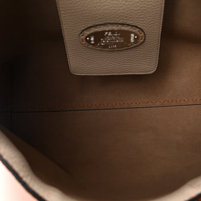 Fendi Cuoio Romano Selleria Bi-Color Carla Shopping Tote Orange Stone 7 of 11