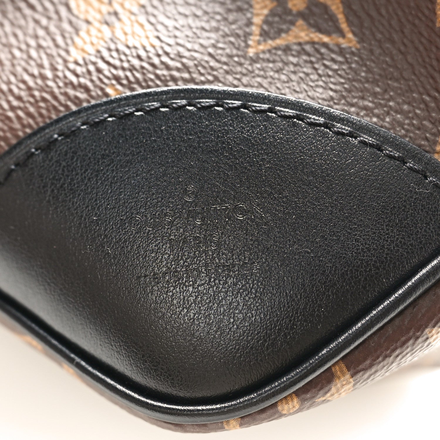 Louis Vuitton Monogram Odeon MM Black 6 of 9