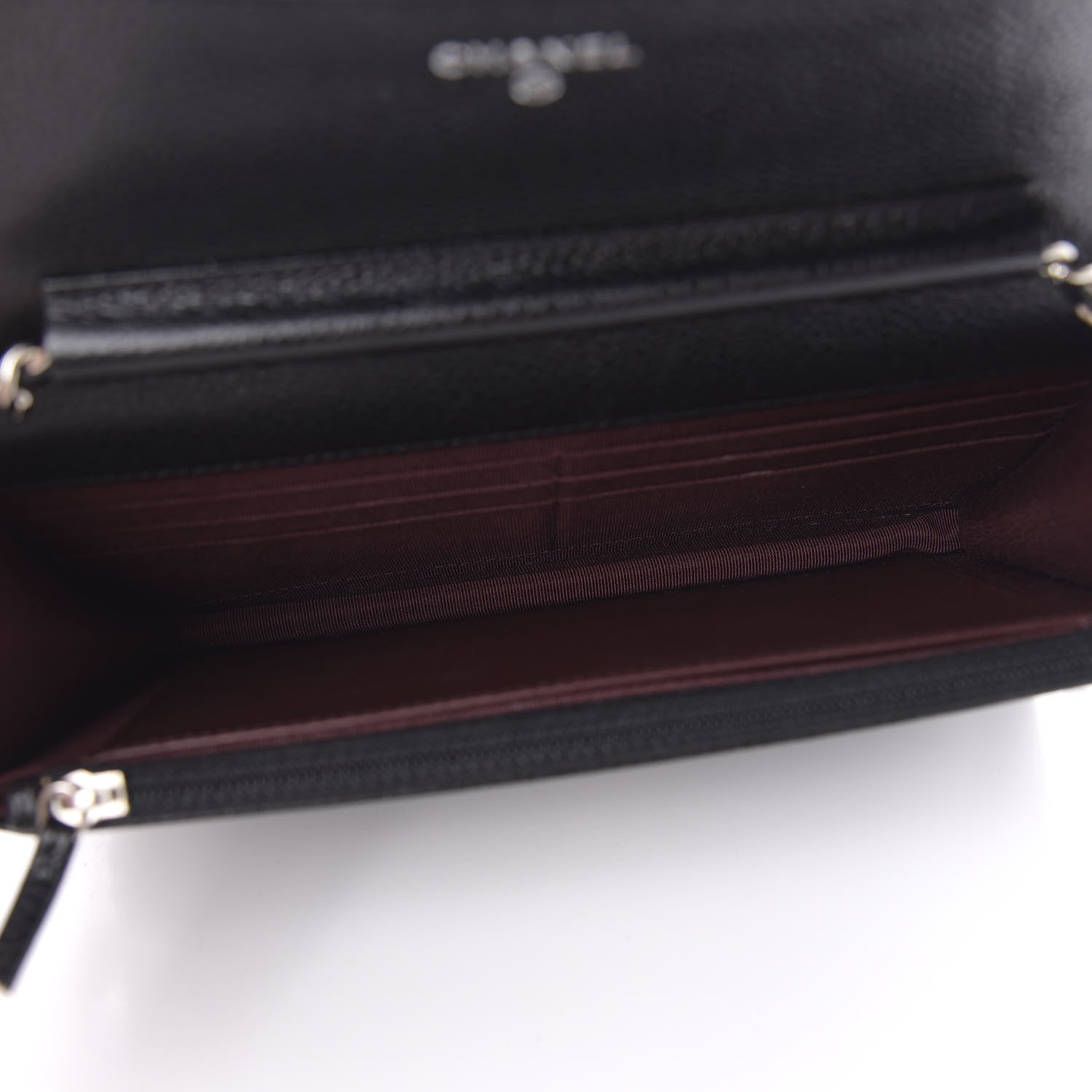 Chanel Caviar Quilted Wallet On Chain WOC Black 5 of 12