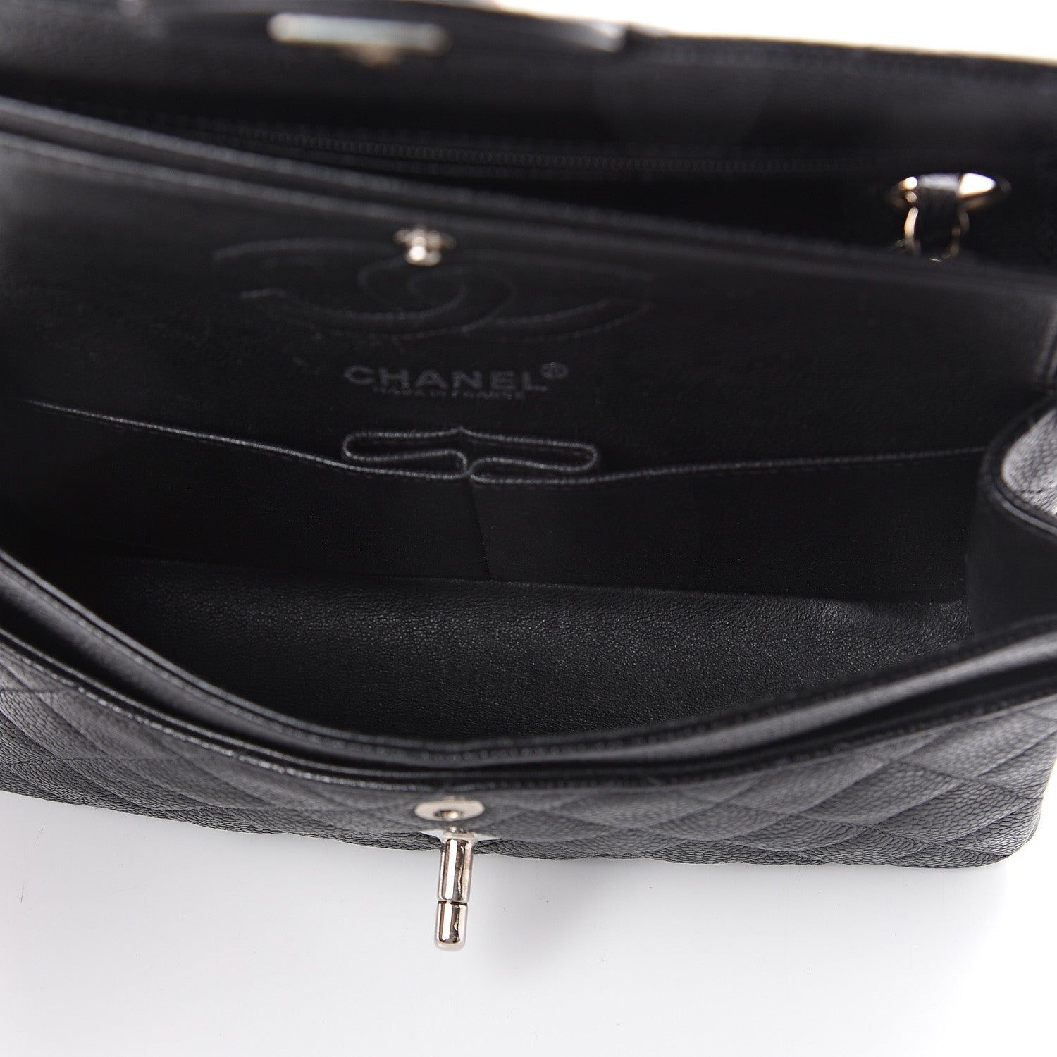 Chanel Caviar Quilted Small Double Flap Black 4 of 8