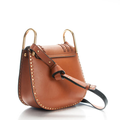 Chloe Calfskin Braided Small Hudson Bag Caramel 3 of 9