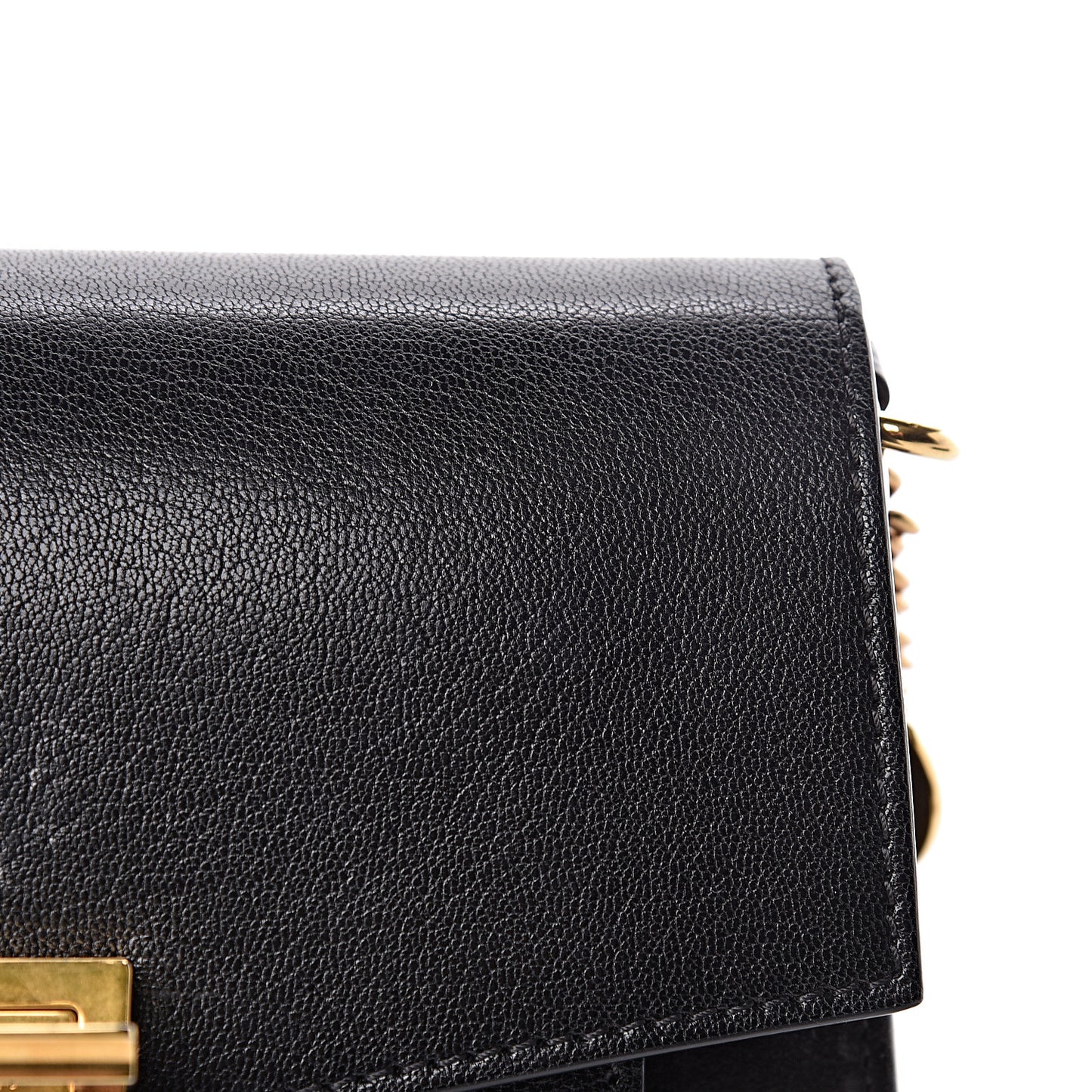 Goatskin Suede Small GV3 Shoulder Bag Black