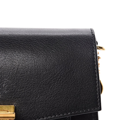 Givenchy Goatskin Suede Small GV3 Shoulder Bag Black 11 of 15