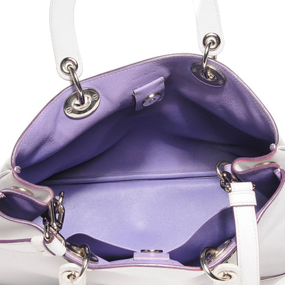 Christian Dior Calfskin Medium Diorissimo Bag White 10 of 10