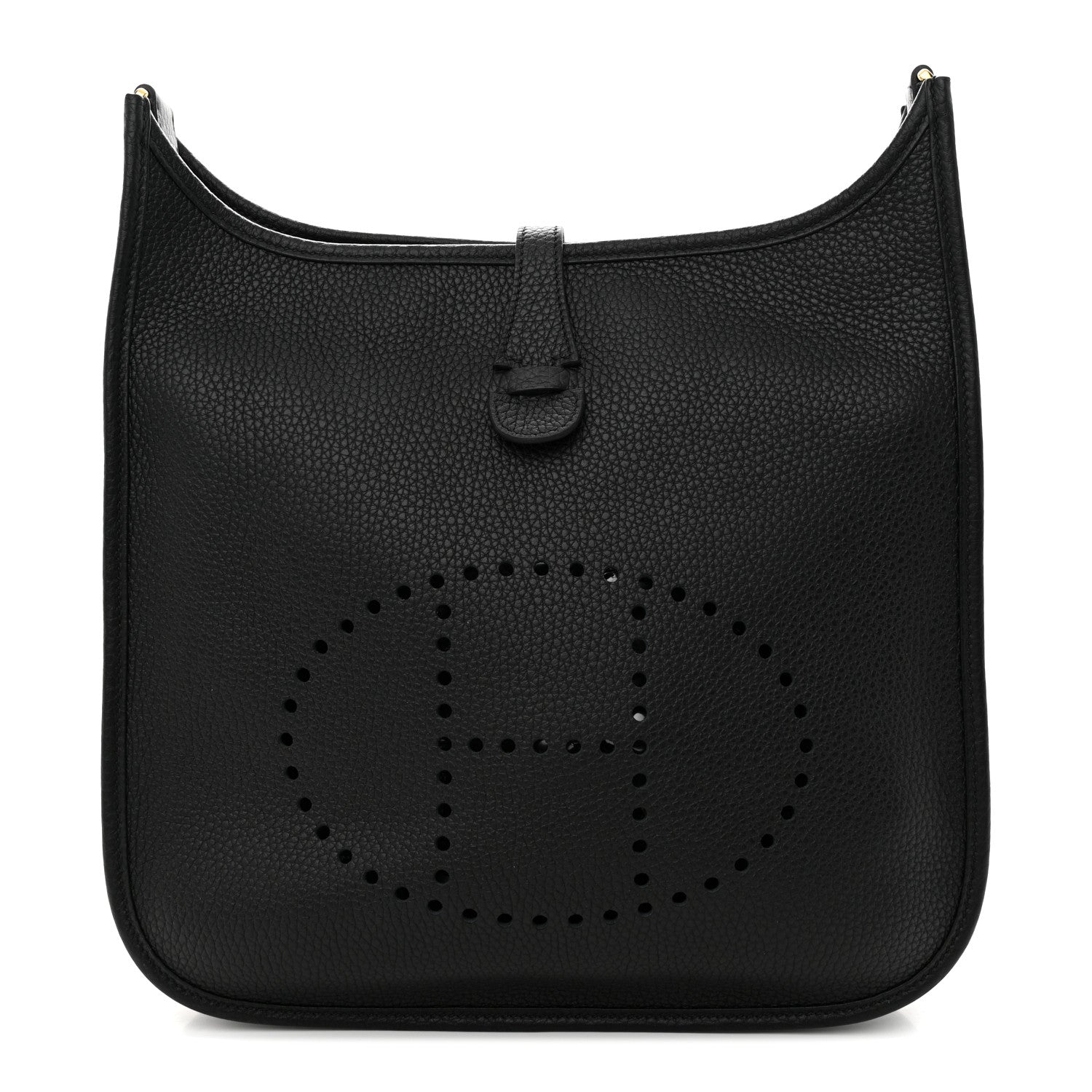 Hermes Taurillon Clemence Evelyne III PM Black 1 of 11