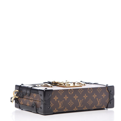 Louis Vuitton Monogram Petite Malle Black 4 of 9