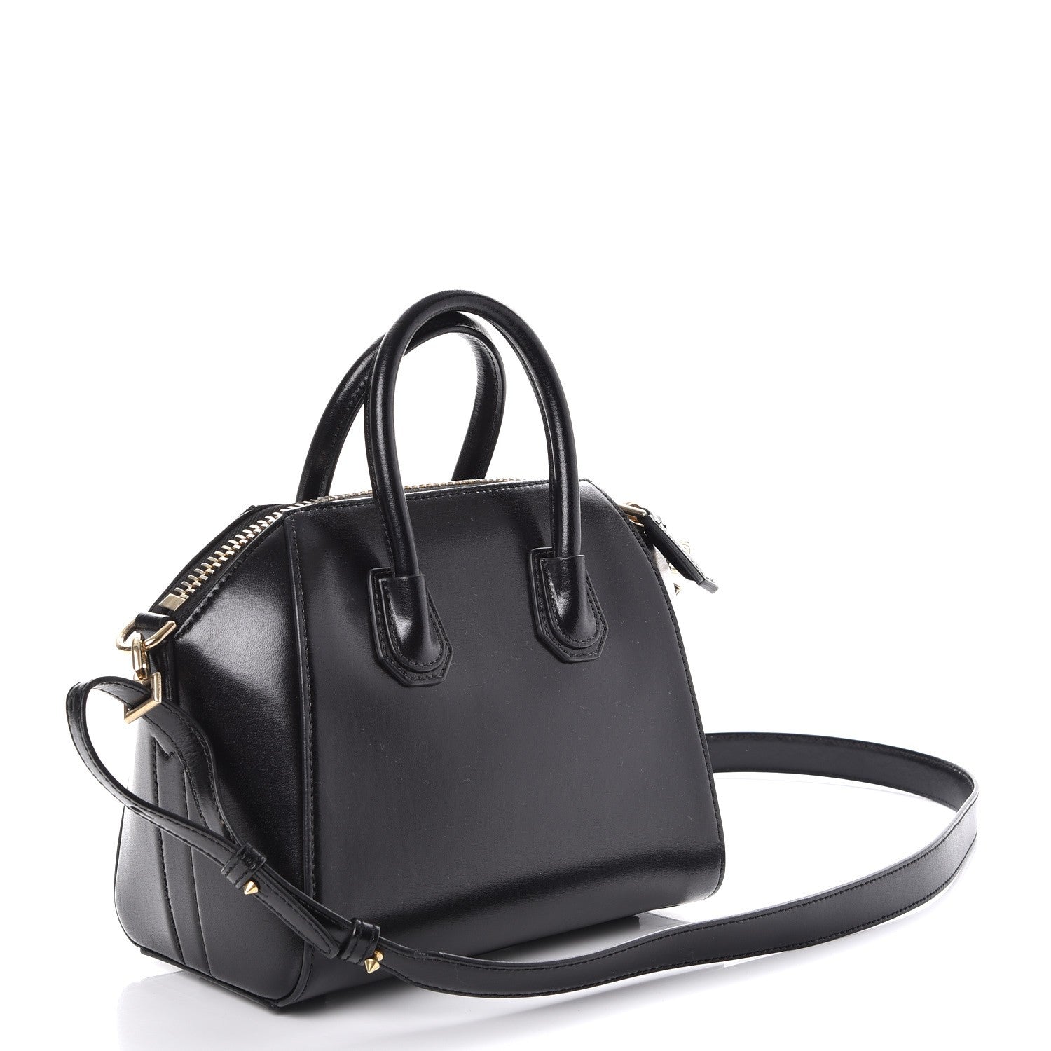 Givenchy Shiny Lord Calfskin Mini Antigona Black 3 of 7