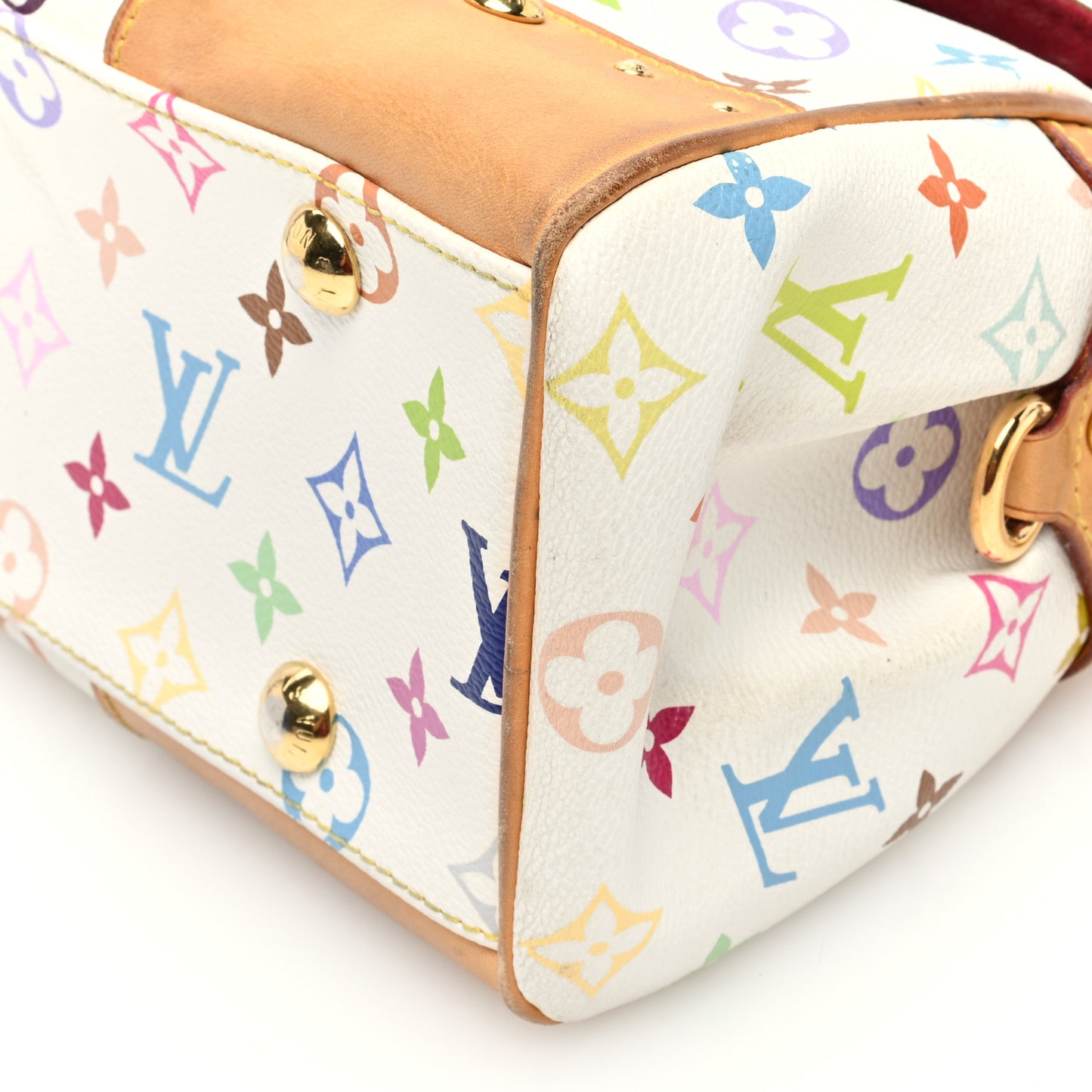 Monogram Multicolor Beverly MM White