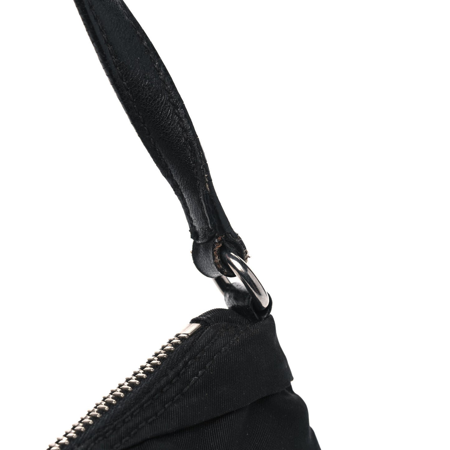 Tessuto Nylon Gaufre Shoulder Bag Black