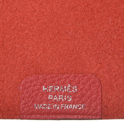 Hermes Togo Ulysse PM Agenda Cover Rouge Pivoine 6 of 12