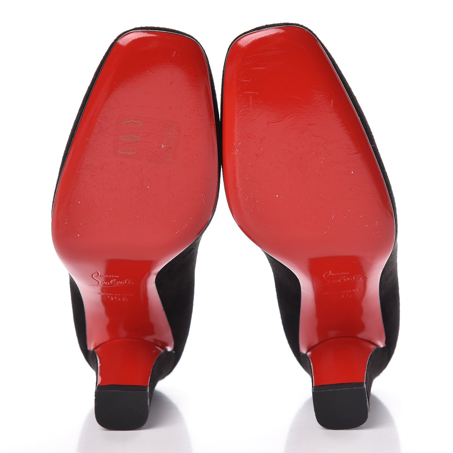 Christian Louboutin Veau Velours Viva 85 Pumps 36.5 Black 8 of 10