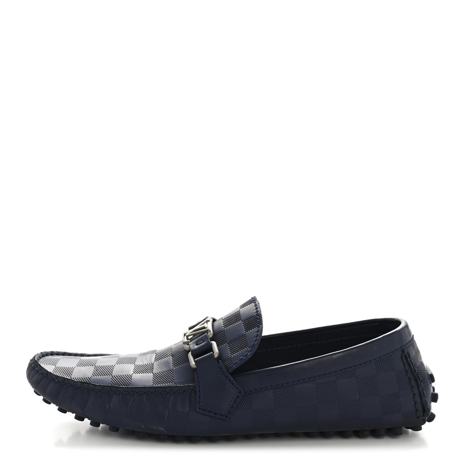 Louis Vuitton Damier Infini Mens Hockenheim Moccasin Loafers 9 Cosmos 1 of 11