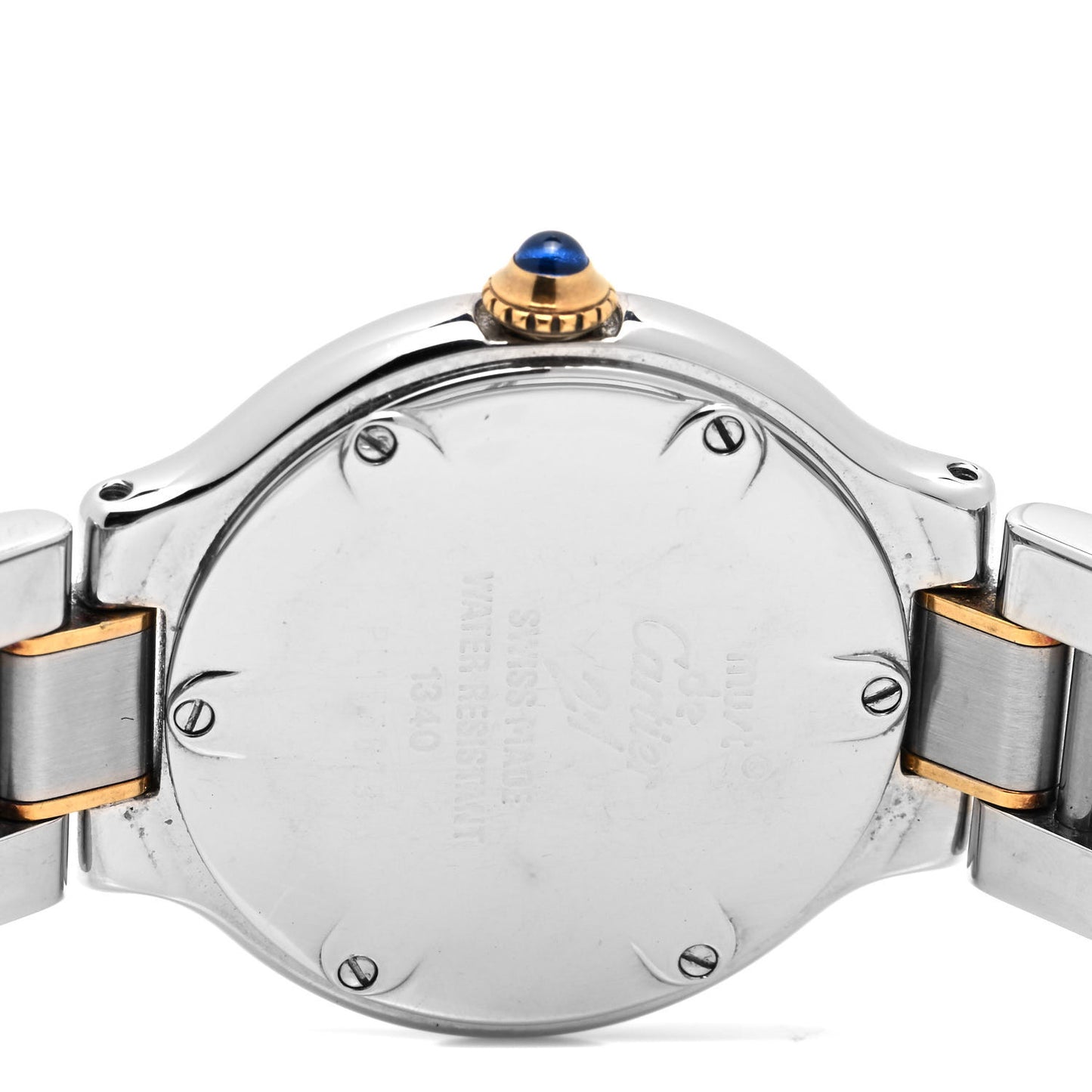 Stainless Steel 18K Yellow Gold 28mm Must De 21 Quartz Watch