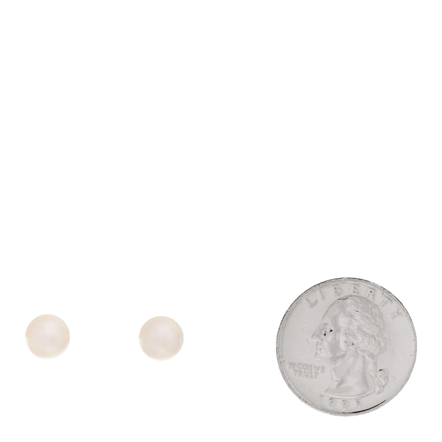 Mikimoto 18K White Gold Akoya Pearl 7.5-8mm Earrings 2 of 6