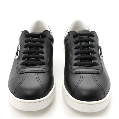 Chanel Calfskin CC Womens Sneakers 40 Black 2 of 9