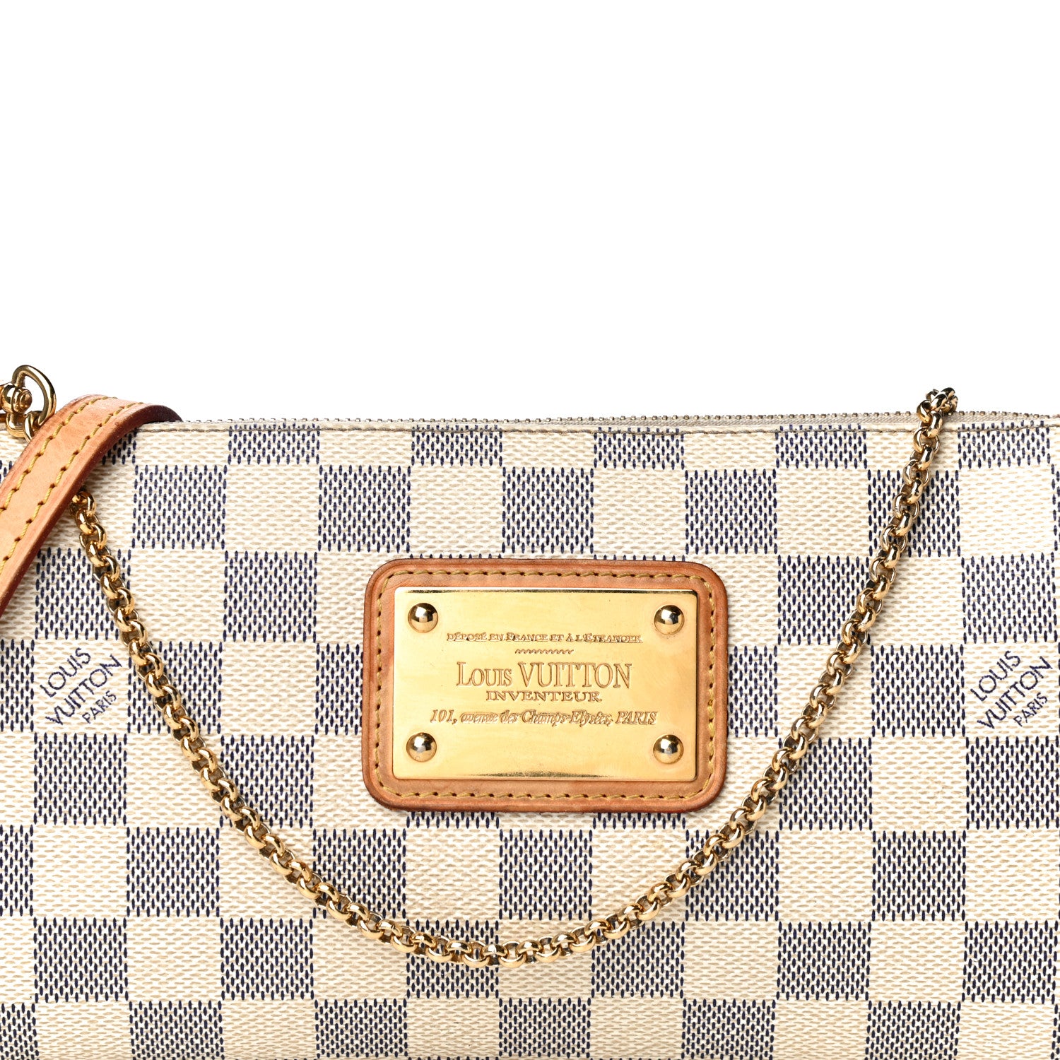 Louis Vuitton Damier Azur Eva Clutch 12 of 30