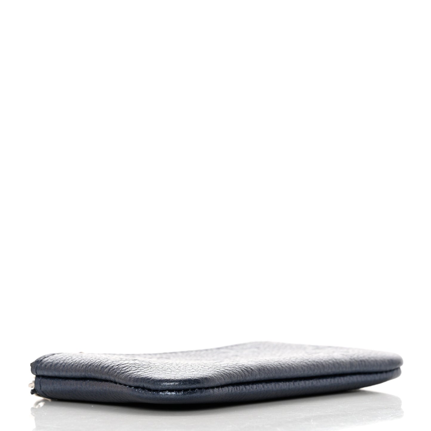 Metallic Empreinte Monogram Giant Key Pouch Navy Nacre