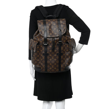 Louis Vuitton Monogram Macassar Christopher PM Backpack 2 of 9