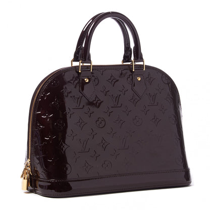 Louis Vuitton Vernis Alma PM Amarante 2 of 9