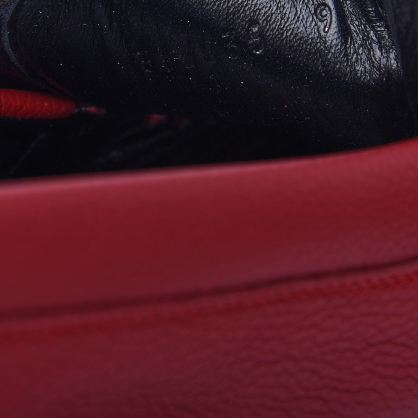 Calfskin Web Mens Driver Loafers 9 Red