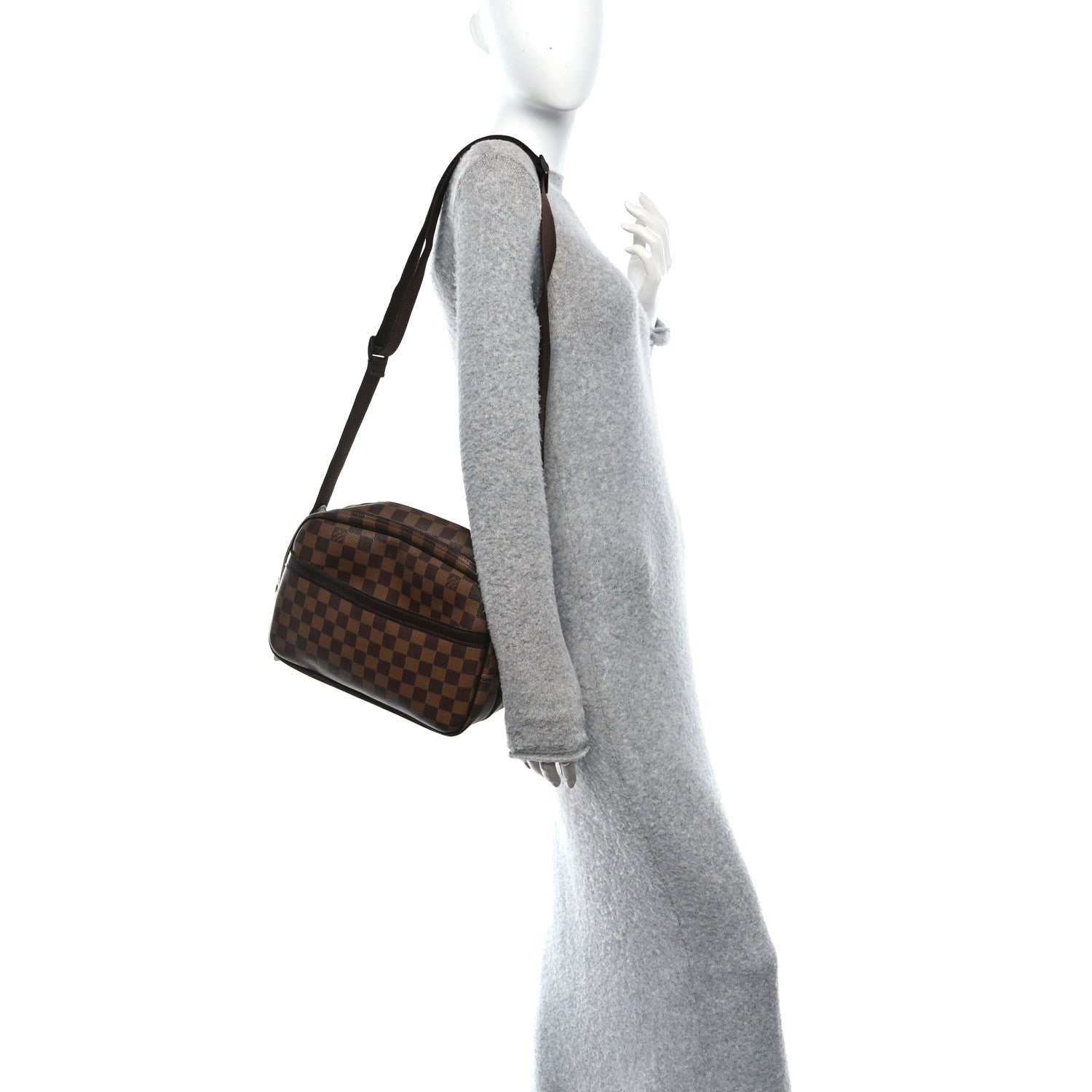 Louis Vuitton Damier Ebene Reporter PM 2 of 10