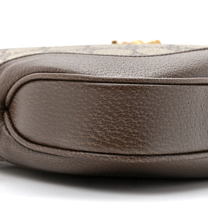 Gucci X BALENCIAGA BB Supreme Monogram Calfskin Web Small Jackie 1961 Hobo Beige Ebony 10 of 10