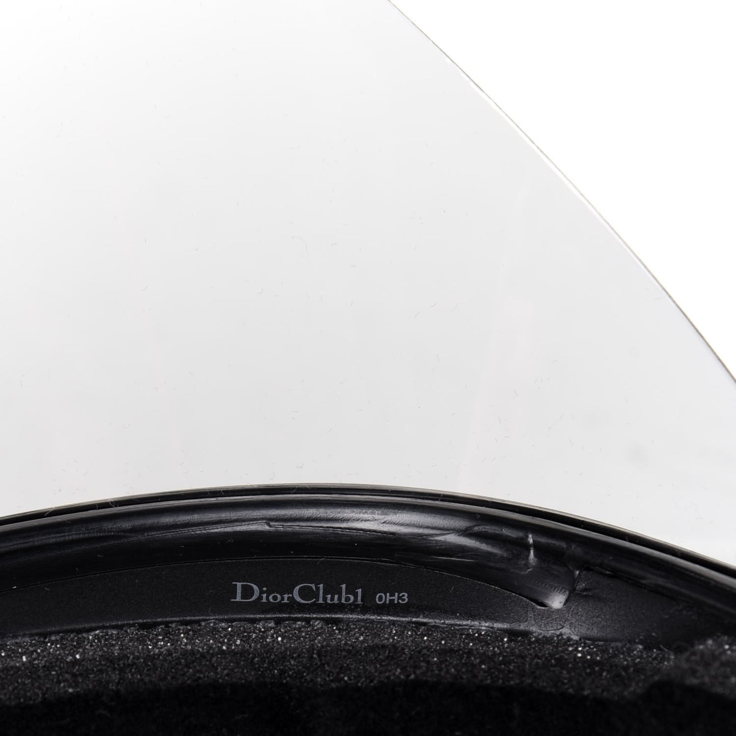 Mirrored DiorClub1 Sun Visor Black