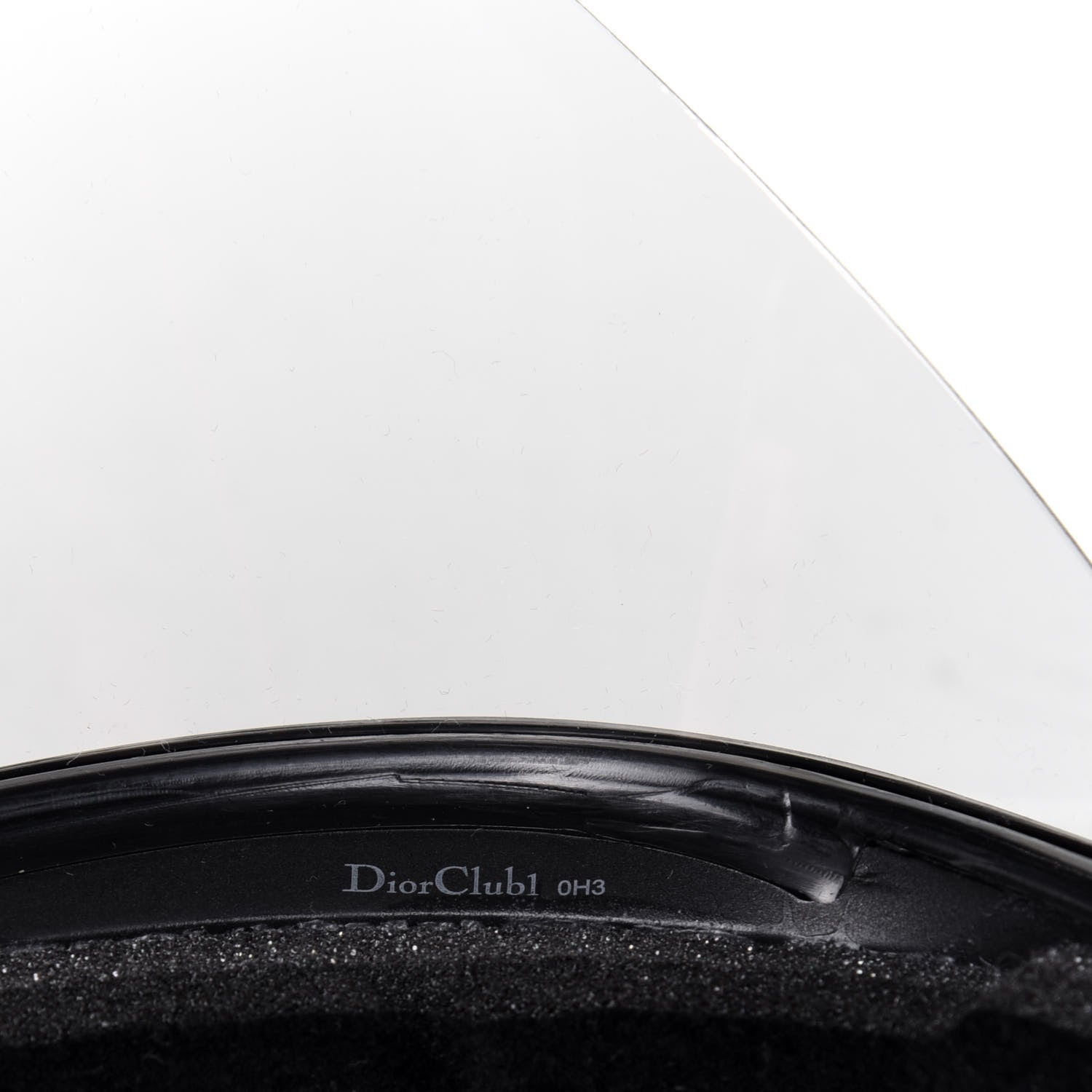 Christian Dior Mirrored DiorClub1 Sun Visor Black 8 of 10