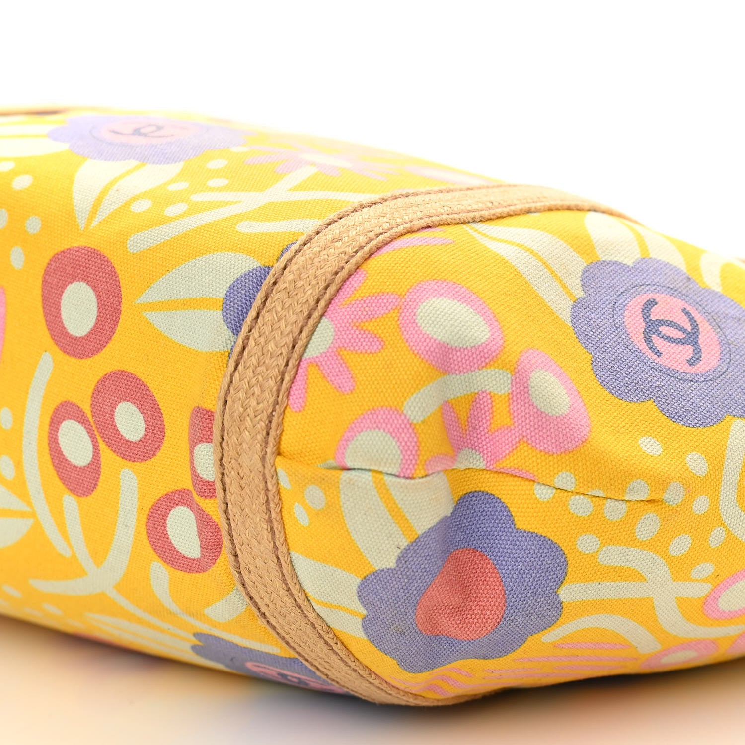 Chanel Canvas Printed Tote Multicolor 9 of 12