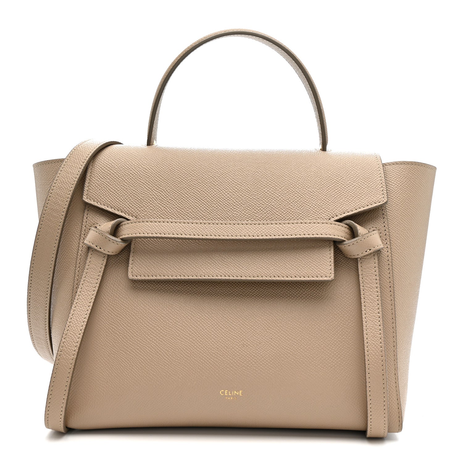 Celine Grained Calfskin Micro Belt Bag Light Taupe 1 of 12