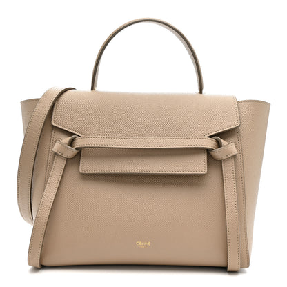 Celine Grained Calfskin Micro Belt Bag Light Taupe 1 of 12