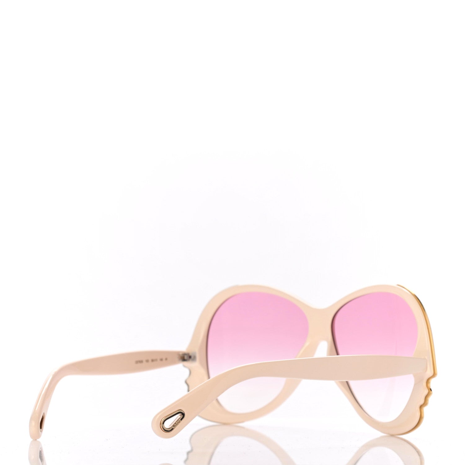 Chloe Oversized Filipine Sunglasses CE763S Cream Pink 4 of 6