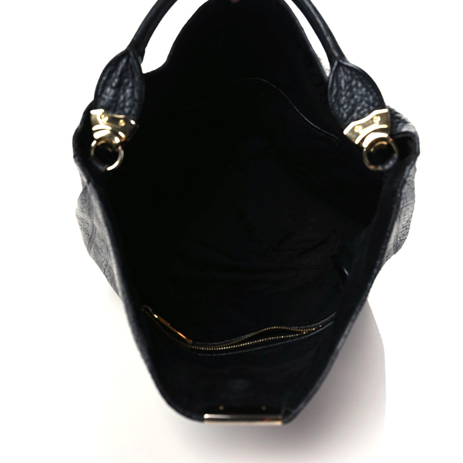 Burberry Heritage Grain Check Embossed Medium Lindburn Hobo Black 7 of 9