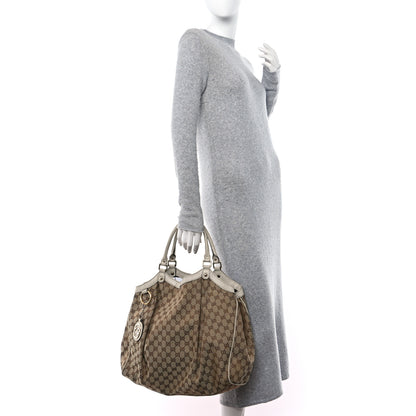 Gucci Monogram Large Sukey Tote Off White 3 of 17