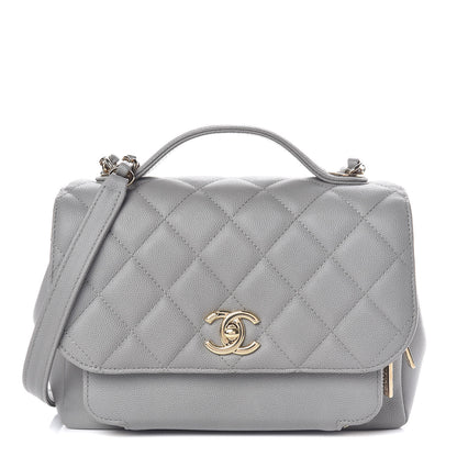 Chanel Caviar Quilted Medium Business Affinity Flap Grey 1 of 11